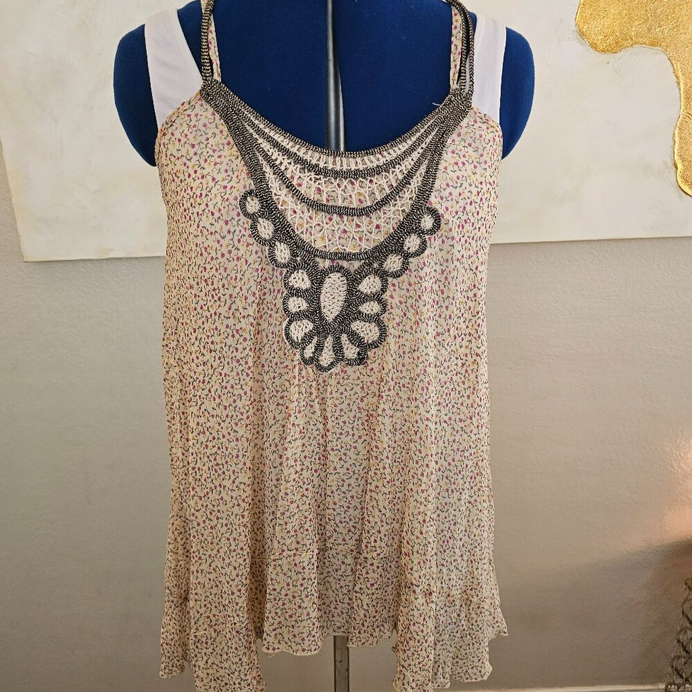 Boho flowy tank